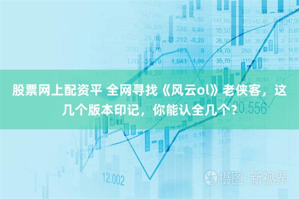股票网上配资平 全网寻找《风云ol》老侠客，这几个版本印记，你能认全几个？